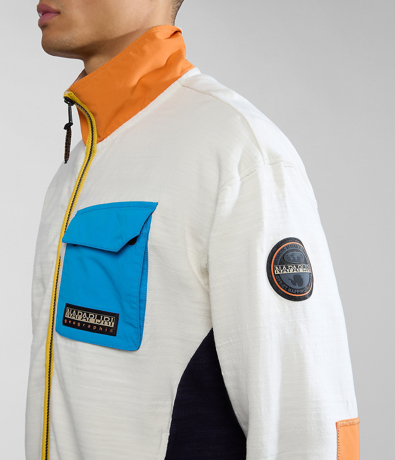 Tepees Full-Zip Sweatshirt | Napapijri | official store Tepees Full-Zip Sweatshirt | Napapijri | official store